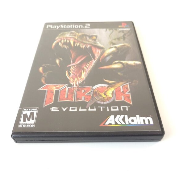 Turok Evolution Sony PS2 PlayStation 2 Disc Case Manual Tested Working 2002 - Picture 8 of 14